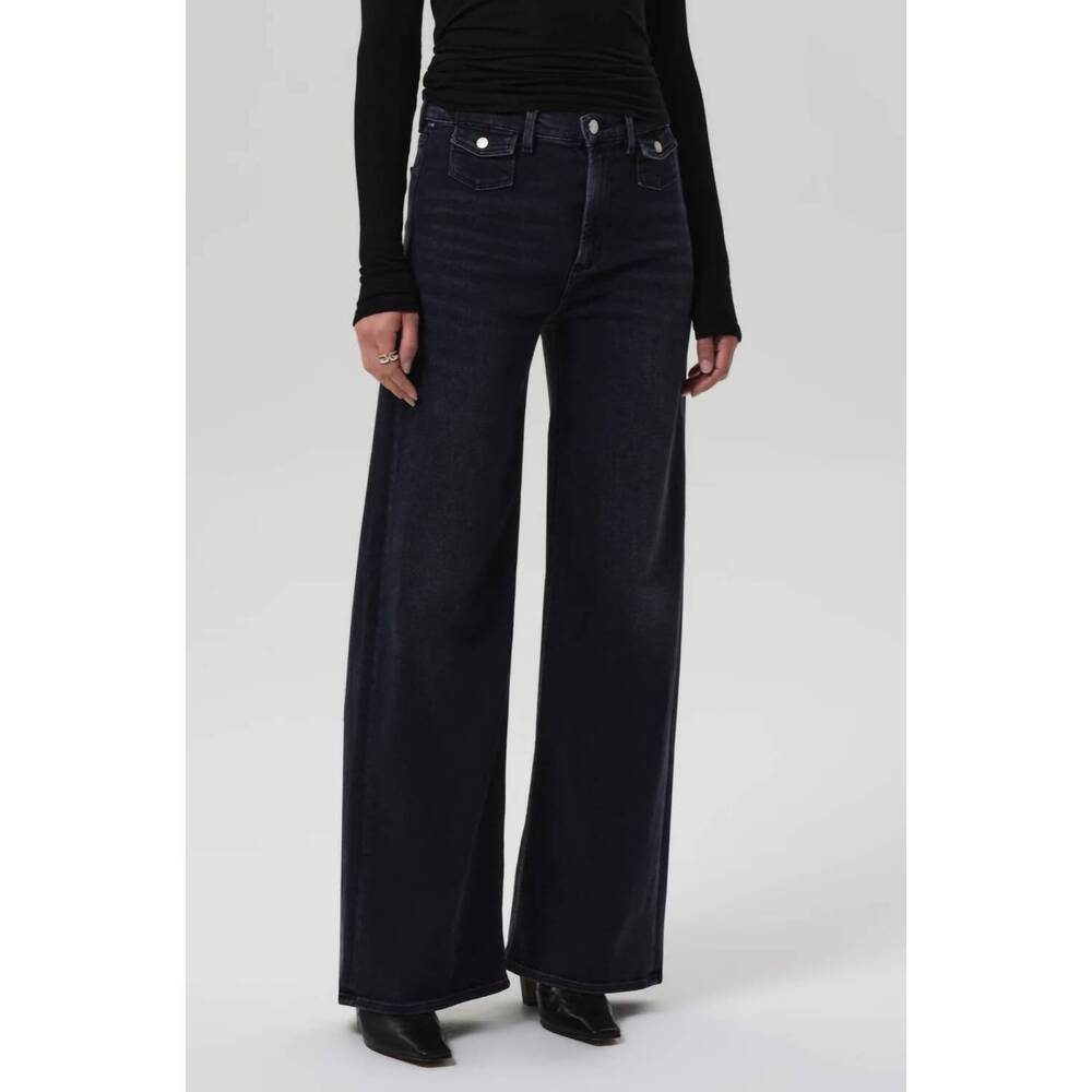 NEW CITIZENS OF HUMANITY issy wide leg jeans in washed black